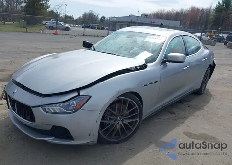 2015 Maserati Ghibli S Q4 from USA, damaged, VIN ZAM57RTA6F1130079